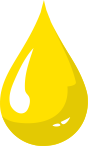 image of yellow ink drop
